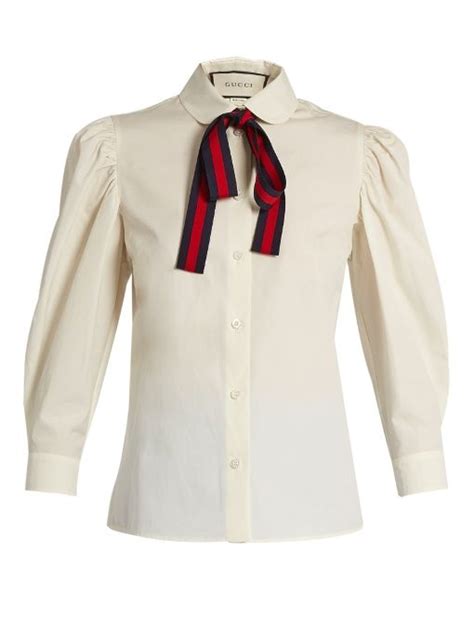 gucci puff sleeve blouse